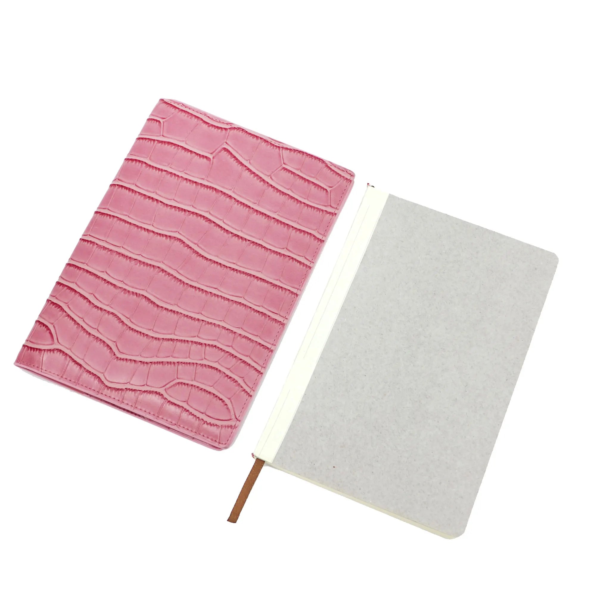 Custom Letters Crocodile Saffiano PU Leather A5 Notebook Journal Cover A5 Paper 100 Sheets Diary Agenda Office Supplies Gift