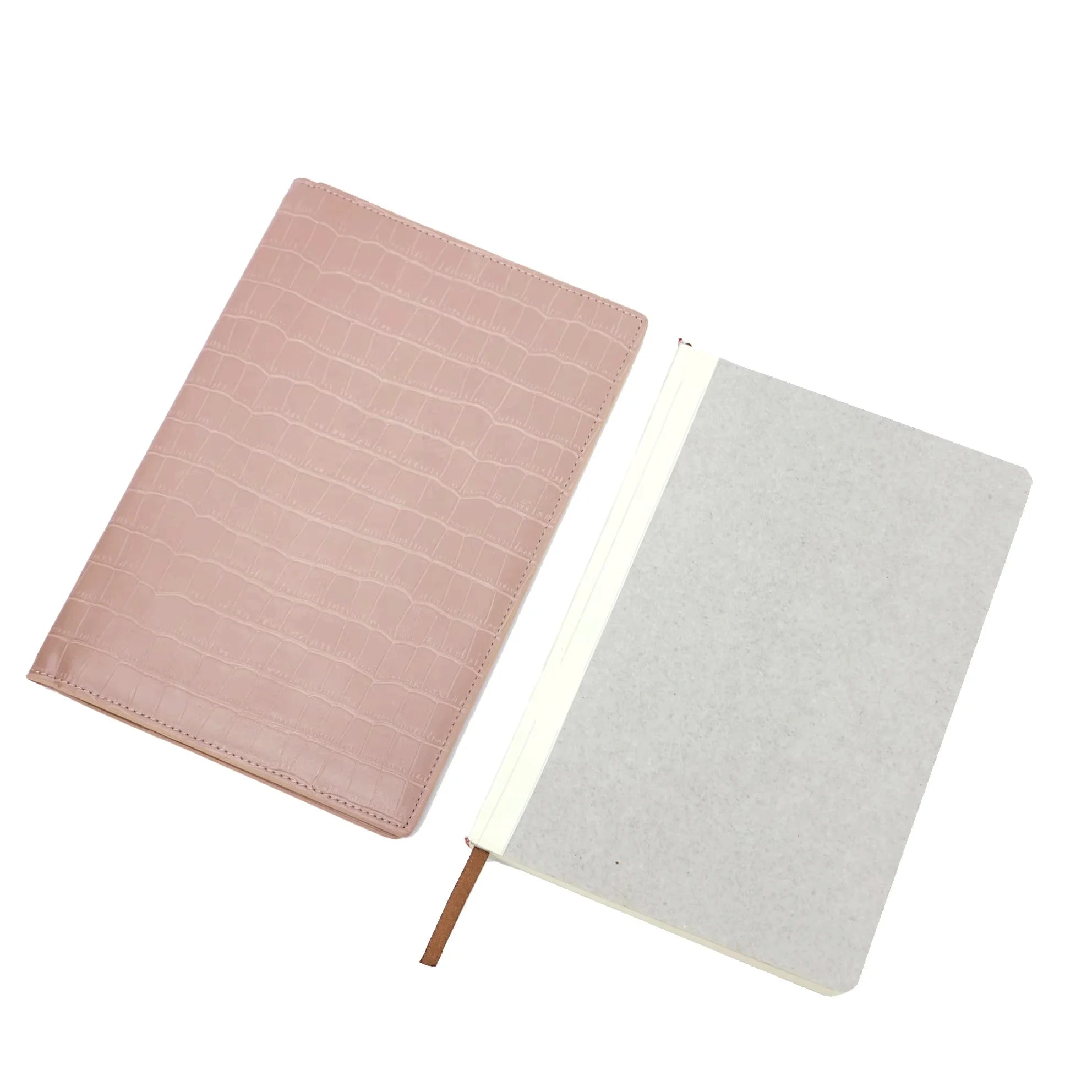 Custom Letters Crocodile Saffiano PU Leather A5 Notebook Journal Cover A5 Paper 100 Sheets Diary Agenda Office Supplies Gift