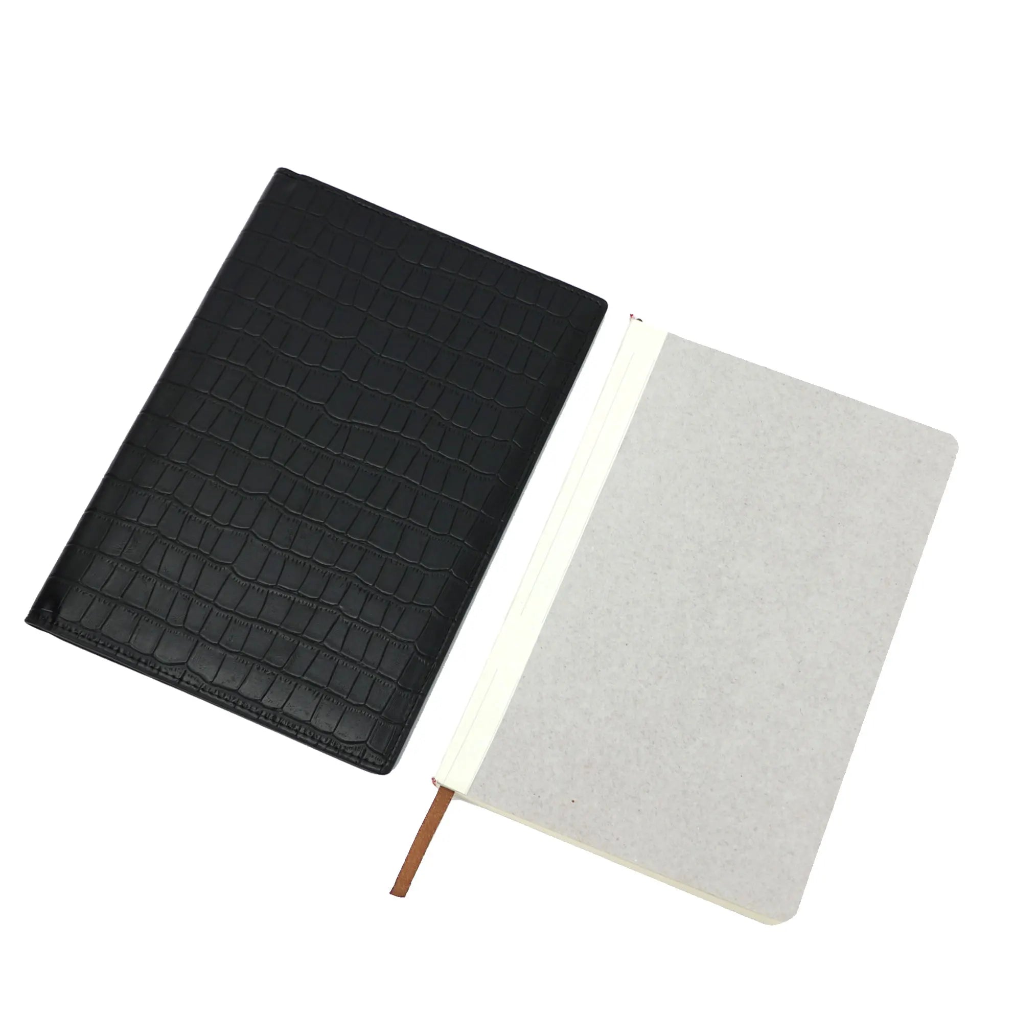 Custom Letters Crocodile Saffiano PU Leather A5 Notebook Journal Cover A5 Paper 100 Sheets Diary Agenda Office Supplies Gift