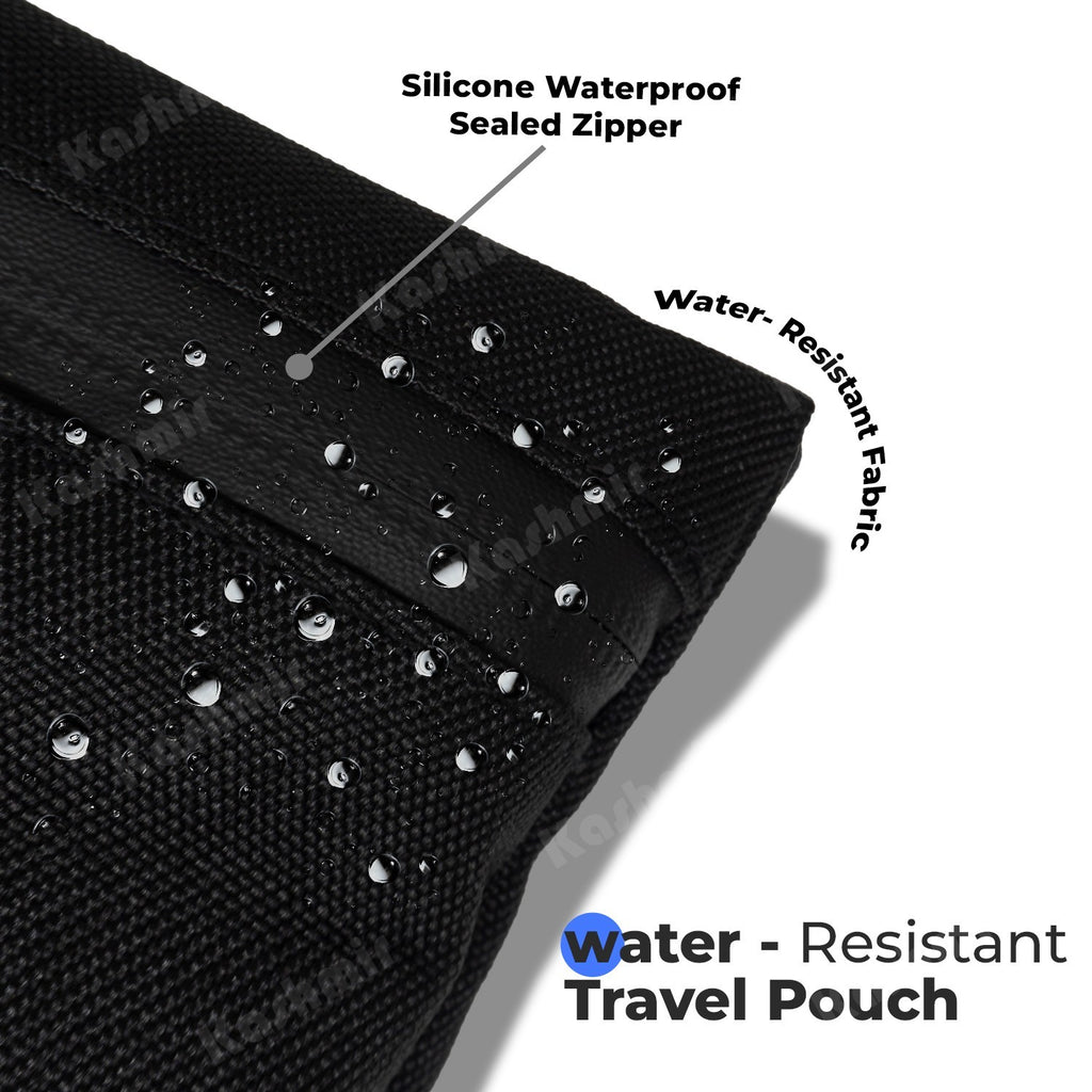 Kashmir Travel Bag Pouch 12X10 Large Money Bag Combination Lock Water Resistant